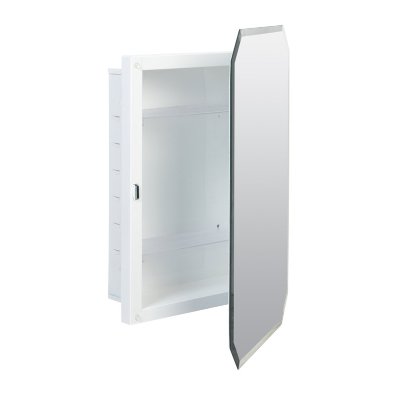 Westling Recessed Frameless Medicine with 2 Adjustable Shelves